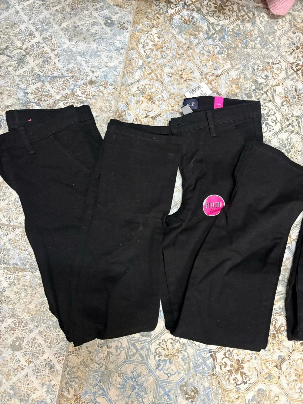 The Children's Place Black Uniform Bottoms
